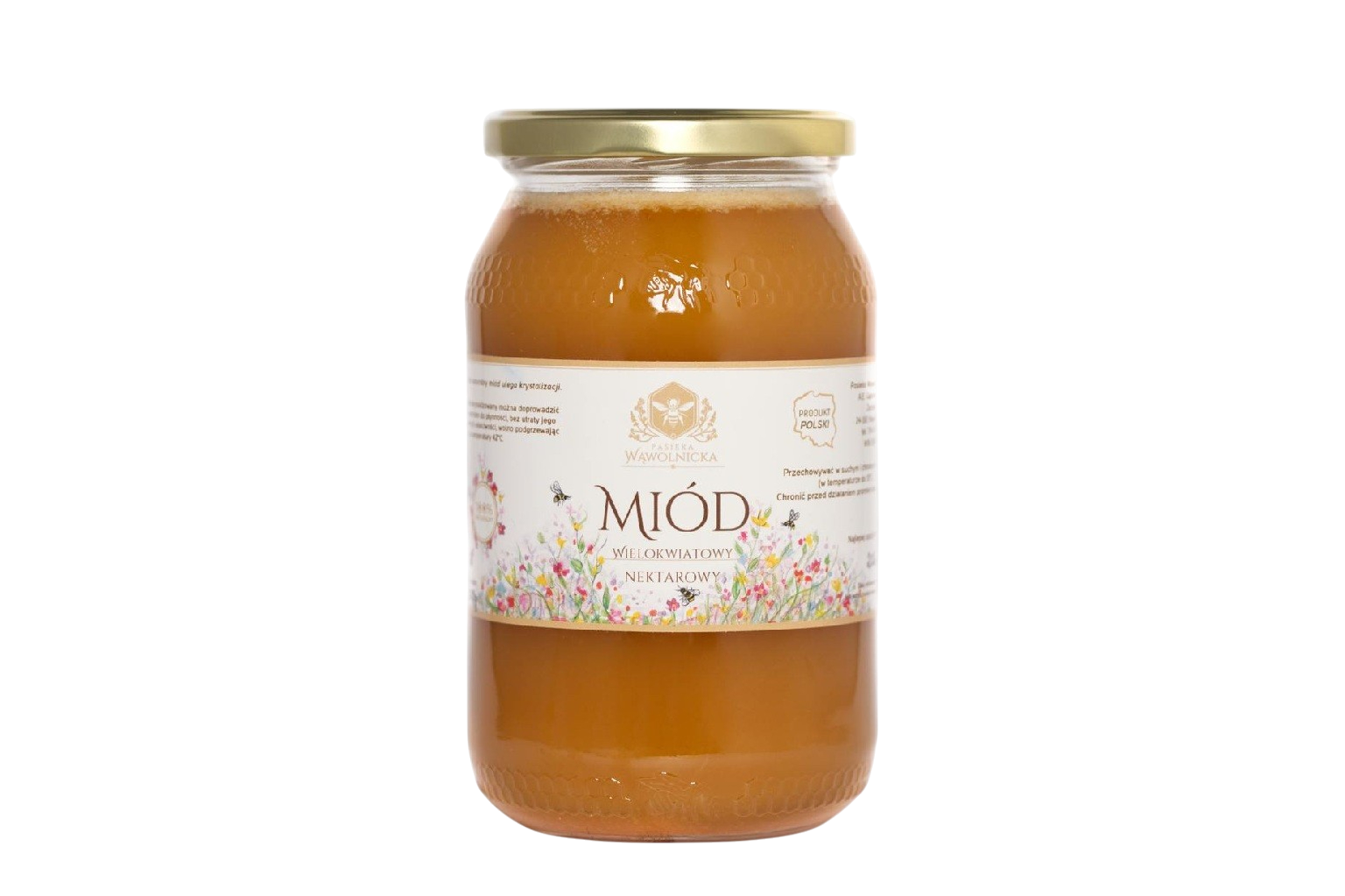 Naturalne Skrystalizowane Miody Pasieka Wąwolnicka